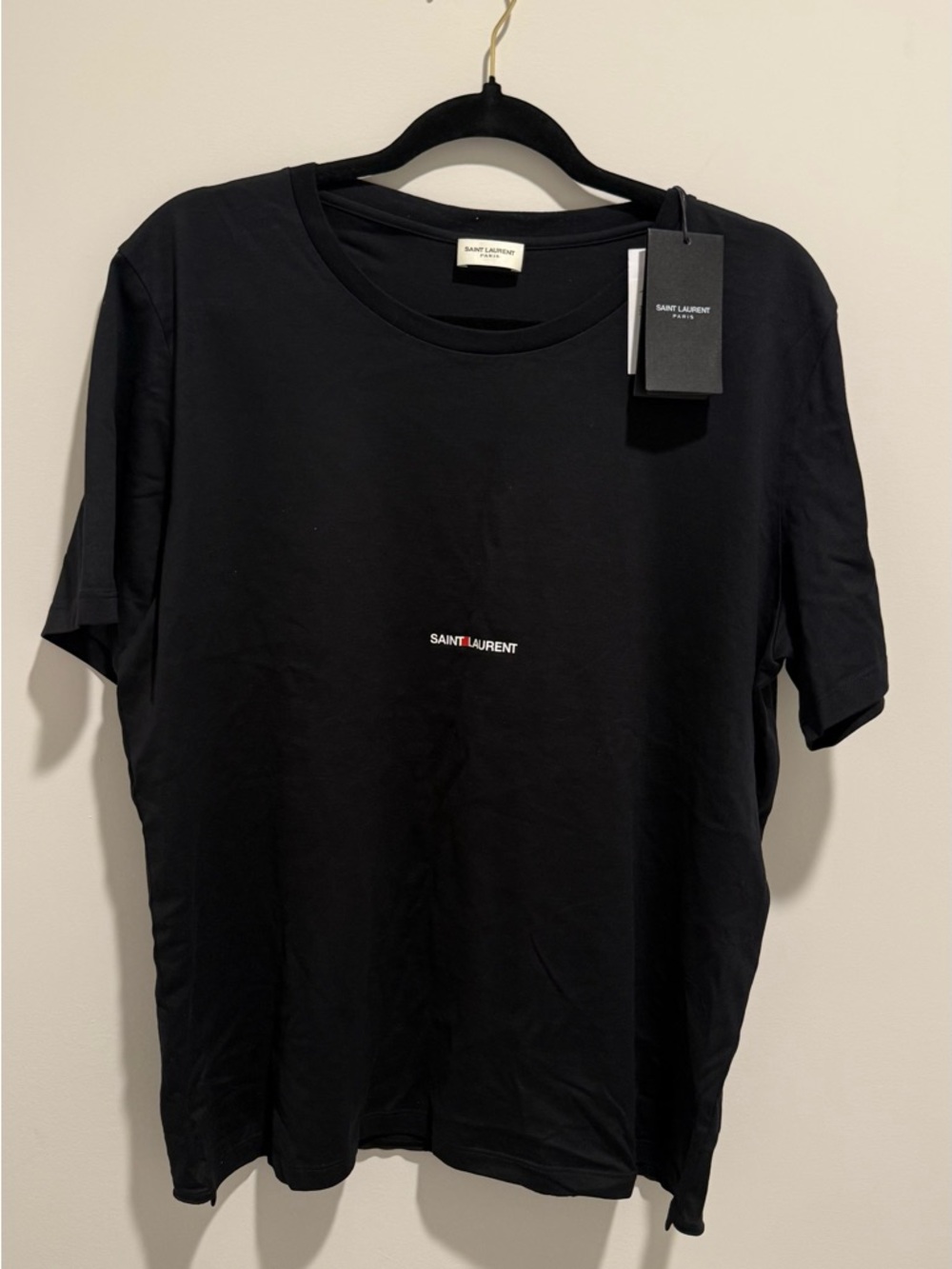 Saint Laurent Rive Gauche Logo T-Shirt